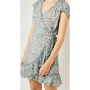 Allsaints Zini Shahmina Paisley Wrap Dress Size 4 - NWT